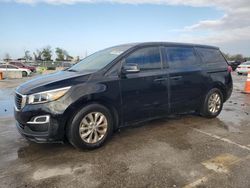 Salvage cars for sale at Orlando, FL auction: 2019 KIA Sedona L