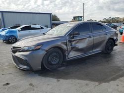 Salvage cars for sale at Orlando, FL auction: 2021 Toyota Camry Night Shade