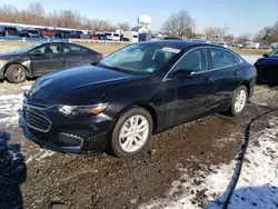 Salvage cars for sale at Hillsborough, NJ auction: 2017 Chevrolet Malibu LT