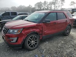 Salvage cars for sale from Copart Byron, GA: 2016 Ford Explorer Sport