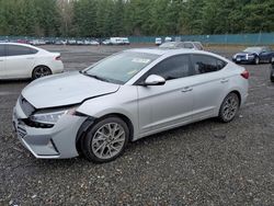 Salvage cars for sale at Graham, WA auction: 2019 Hyundai Elantra SEL