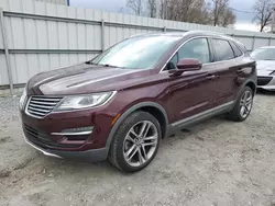 Salvage cars for sale at Gastonia, NC auction: 2018 Lincoln MKC Reserve