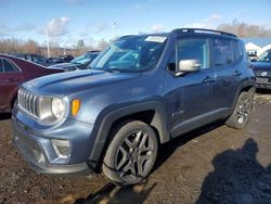 Salvage cars for sale at East Granby, CT auction: 2021 Jeep Renegade Limited