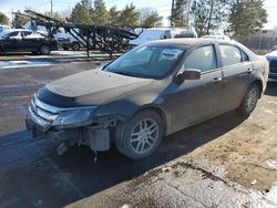 Salvage cars for sale from Copart Denver, CO: 2012 Ford Fusion S