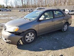 Salvage cars for sale at Waldorf, MD auction: 2005 Toyota Corolla CE