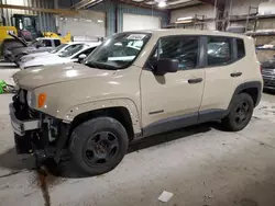 Salvage cars for sale at Eldridge, IA auction: 2015 Jeep Renegade Sport