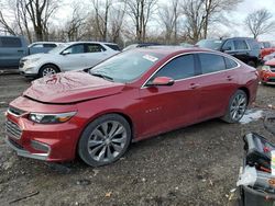 Chevrolet Malibu Premier salvage cars for sale: 2018 Chevrolet Malibu Premier