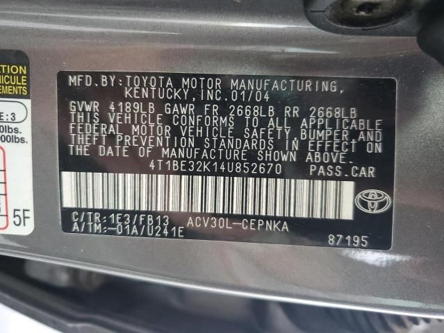 2004 Toyota Camry LE