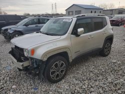 Salvage cars for sale at Barberton, OH auction: 2017 Jeep Renegade Limited