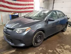 Vehiculos salvage en venta de Copart Lyman, ME: 2016 Toyota Corolla L