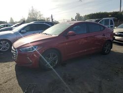 Salvage cars for sale at San Martin, CA auction: 2017 Hyundai Elantra SE