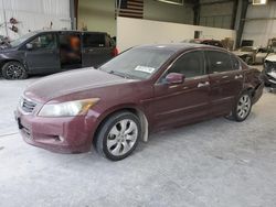 Salvage cars for sale at Greenwood, NE auction: 2008 Honda Accord EXL