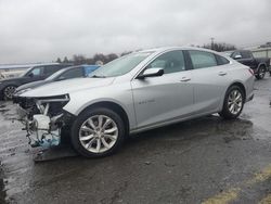 Chevrolet salvage cars for sale: 2019 Chevrolet Malibu LT