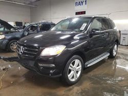 Salvage cars for sale at Elgin, IL auction: 2015 Mercedes-Benz ML 350 4matic