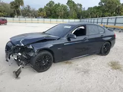 Salvage cars for sale at Fort Pierce, FL auction: 2012 BMW 535 I