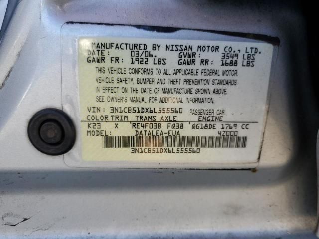 2006 Nissan Sentra 1.8