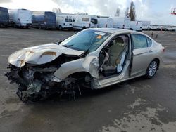 Salvage cars for sale at Hayward, CA auction: 2013 Honda Accord EX