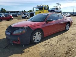 Chevrolet Montecarlo salvage cars for sale: 2007 Chevrolet Monte Carlo LT