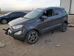 2019 Ford Ecosport Titanium en venta en Albuquerque, NM