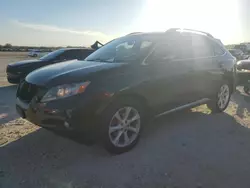 Salvage cars for sale at San Antonio, TX auction: 2011 Lexus RX 350