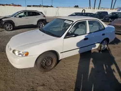 Salvage cars for sale from Copart Van Nuys, CA: 2000 Toyota Corolla VE