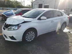 Nissan Sentra Vehiculos salvage en venta: 2016 Nissan Sentra S