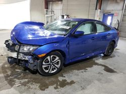 Honda salvage cars for sale: 2018 Honda Civic LX