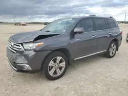 2012 Toyota Highlander Limited en venta en New Braunfels, TX