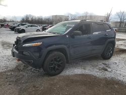 Jeep Cherokee salvage cars for sale: 2015 Jeep Cherokee Trailhawk