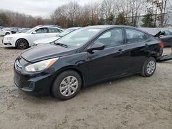 Salvage cars for sale at North Billerica, MA auction: 2017 Hyundai Accent SE