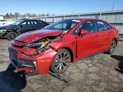 Salvage cars for sale at Pennsburg, PA auction: 2021 Toyota Corolla SE