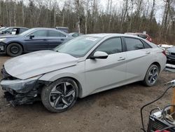 Salvage cars for sale at Cookstown, ON auction: 2022 Hyundai Elantra SEL