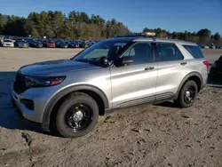 Salvage cars for sale at Mendon, MA auction: 2020 Ford Explorer Police Interceptor