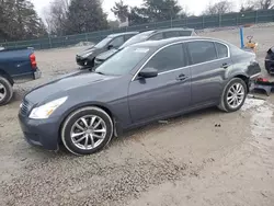 Salvage cars for sale at Madisonville, TN auction: 2009 Infiniti G37