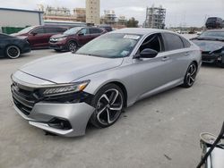 Salvage cars for sale from Copart New Orleans, LA: 2021 Honda Accord Sport SE