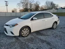 2016 Toyota Corolla L en venta en Gastonia, NC