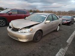 Salvage cars for sale at New Britain, CT auction: 2005 Toyota Camry LE