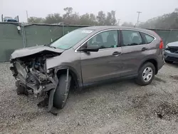 Salvage cars for sale at Riverview, FL auction: 2015 Honda CR-V LX