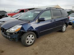 Salvage cars for sale at Brighton, CO auction: 2007 Toyota Sienna XLE