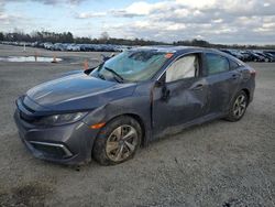 Salvage cars for sale at Lumberton, NC auction: 2021 Honda Civic LX