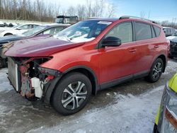 Salvage cars for sale from Copart Leroy, NY: 2017 Toyota Rav4 LE