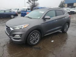 Salvage cars for sale at Woodhaven, MI auction: 2020 Hyundai Tucson Limited