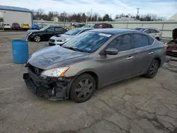 Salvage cars for sale at Pennsburg, PA auction: 2015 Nissan Sentra S