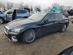 Infiniti salvage cars for sale: 2018 Infiniti Q50 Luxe