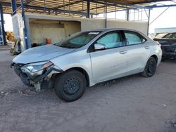 Salvage cars for sale at Phoenix, AZ auction: 2016 Toyota Corolla L