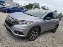 Salvage cars for sale at Opa Locka, FL auction: 2019 Honda HR-V Sport