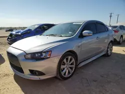 Salvage cars for sale at San Antonio, TX auction: 2015 Mitsubishi Lancer GT