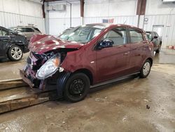 Salvage cars for sale at Franklin, WI auction: 2018 Mitsubishi Mirage ES