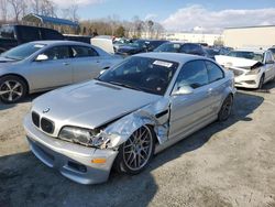 Salvage cars for sale at Spartanburg, SC auction: 2002 BMW M3