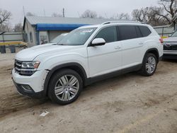 Salvage cars for sale at Wichita, KS auction: 2019 Volkswagen Atlas SEL Premium